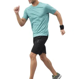 ALCIS Turquoise Anti-Static Slim Fit Round Neck Running T-Shirt image 5