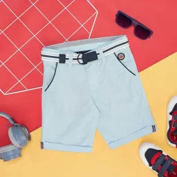 Pantaloons Junior Blue Regular Fit Shorts image 1