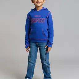 Ed-a-Mamma Boys Blue Cotton Printed Sweatshirt-image-36