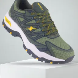 Sparx Men Olive & Gold Running Shoes image 1