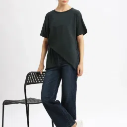 showoffff SHOWOFF Green Cotton T-Shirt image 5