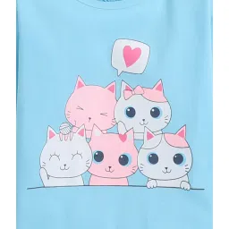 Bumzee Kids Yellow & Light Blue Solid Full Sleeves T-Shirt (Pack Of 2) image 5