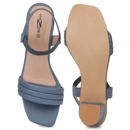 Shezone Women's Blue Ankle Strap Sandals image 5
