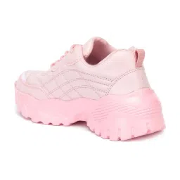 Shezone Women's Pink Casual Sneakers image 5