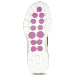 Skechers Women's GO WALK 6 - SPRING HORIZON Black Purple Walking Shoes image 5