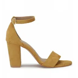 Forever 21 Women's Yellow Ankle Strap Sandals-picture-23