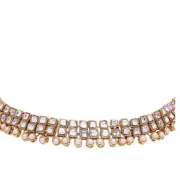 fabula Gold-Plated Kundan Choker Necklace image 2