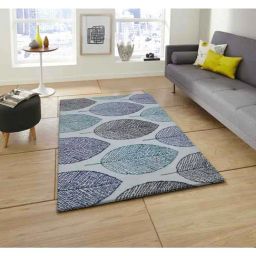 Presto Blue Polyester Carpet-picture-0