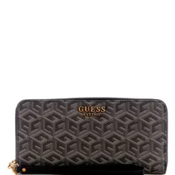 Guess Charcoal LAUREL Printed Small Wristlet image 1