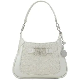 Aldo Beige Textured Medium Shoulder Handbag image 1