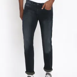Lee Black Tailored Fit Lightly Washed Jeans image 1