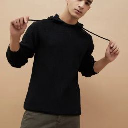 Fame Forever by Lifestyle Black Acrylic Regular Fit Hoodie-picture-14
