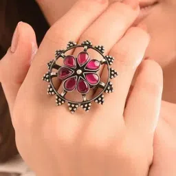 Jaypore Silver Manizeh Casual Ring-picture-25