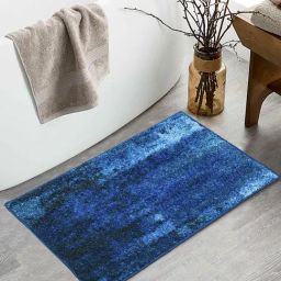 Bianca Spa Blue Micro-Polly Abstract Bathmat-picture-39