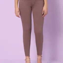 HJ HASASI Brown Low Rise Jeans-picture-30