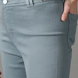 showoffff SHOWOFF Teal Regular Fit High Rise Jeans image 5