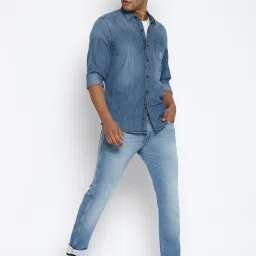 Wrangler Blue Slim Fit Jeans image 5