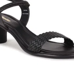 Bata Women's Black Ankle Strap Sandals image 4