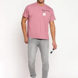 Wrangler Pink Crew T-Shirt image 5