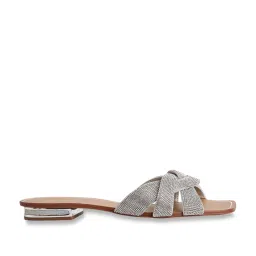 Aldo Women's Silver Casual Sandals image 1