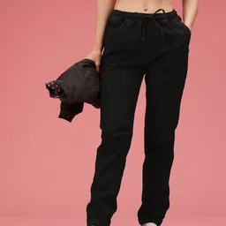 DressBerry Women High-Rise Stretchable Jogger-image-39