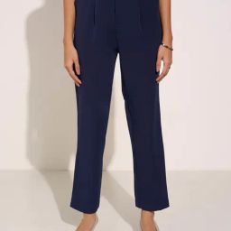 Annabelle By Pantaloons Navy High Rise Pants-picture-1