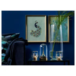 ikea pärlband Tealight holder, gold-colour, 10 cm image 5