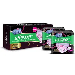 Whisper Bindazzz Nights Disposable Flex Fit Period Panties Combo - Size M-L - 12 Pcs-picture-36