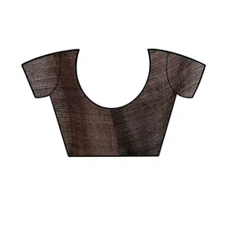 Moda Rapido Solid Mirror Work Pure Cotton Khadi Saree with Mirror Work image 4