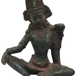 Exotic India Green Religious Idol Showpiece-image-56