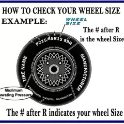 Auto Pearl R13 Press Type With Retention Ring PTAC1107 Wheel Cover for Tata Tiago 1.05 Revotorq XE 38.1 cm image 4