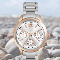 CSAMON Women Dial & Stainless Steel Straps Watch NK 317RG Silver-picture-4