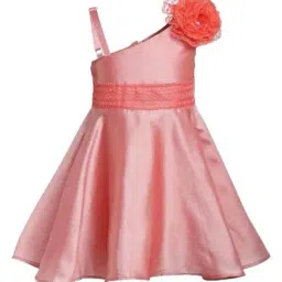 A Little Fable Kids Pink Lace Dress-picture-16