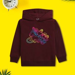 NUSYL Boys Printed Hooded Sweatshirt-picture-20