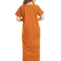 Lady Venom Abstract Printed Embroidered Maxi Nightdress image 2