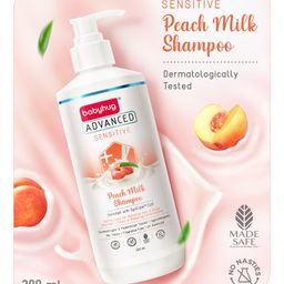 Babyhug Advanced Sensitive Peach Milk Shampoo - 200 ml-image-10