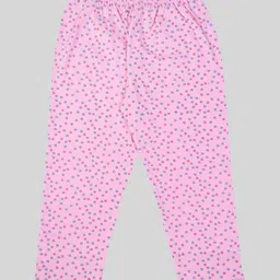 Kiwi 100% Cotton All Over Stars Printed Pajama - Pink-picture-11
