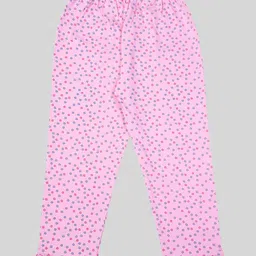 Kiwi 100% Cotton All Over Stars Printed Pajama - Pink image 3
