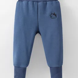 Kookie Kids Full Length Lounge Pants Animal Embroidery - Blue image 2
