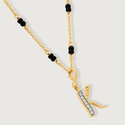 mia by tanishq Mia Sutra DIY with Alphabet Charms- K image 5