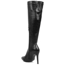 London Rag Women's Black Stiletto Booties image 5