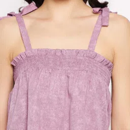 PURYS Purple Regular Fit Top image 5
