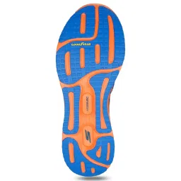 Skechers Men's GO RUN RAZOR EXCESS Blue Orange Casual Sneakers image 5