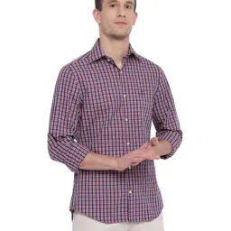 GANT Red & Blue Checks Shirt-image-93
