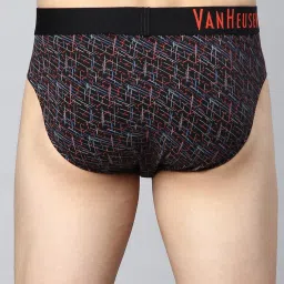 Van Heusen Innerwear Multicolor Cotton Regular Fit Briefs - Pack of 3 image 5