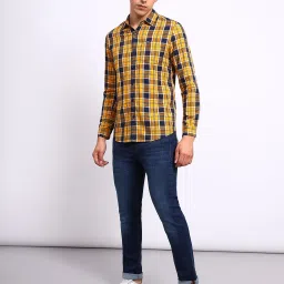 Lee Yellow Slim Fit Check Shirt image 5