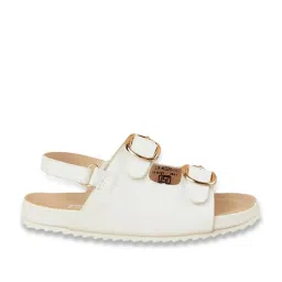 Fame Forever by Lifestyle Girls White Back Strap Sandals image 1