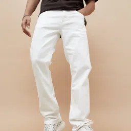 Forca by Lifestyle Men's White Jeans image 1