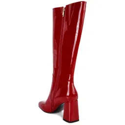 London Rag Women's Burgundy Casual Booties image 5