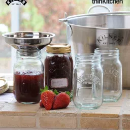 Kilner Transparent Glass Preserve Jars (1 L) - Set of 3 image 1